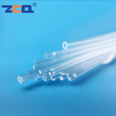 China Custom Hexagonal Shaped Quartz Capillary Tube For Optical Fiber Sensor for sale