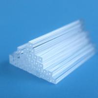 China Customized Processing Quartz Capillary Tube Outer Square Inner Circular for sale