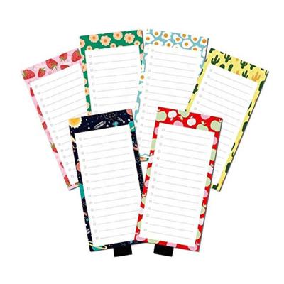 China Factory Customization Loose-leaf Magnetic Toss List Memo Pads Guest List Grocery List Reminders For Fridge for sale