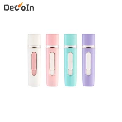 China Portable Moisturizer Water Replenish Moisturize Beauty Instrument Mini Refillable Cold Spray Face Handheld Steamer Sprayer for sale