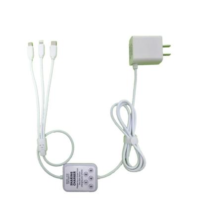 China Phone Charging New Products Technology 3-in-1 USB Charging Cable Add A Digit Dictionary Share Phone Charging Charger Factory In Station for sale