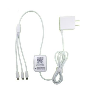 China 2019 New Product Rentings Charging Sharing Phone Charger With 3 In 1 Cable Cell Phone Charger For Restaurant for sale