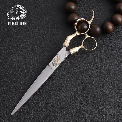 중국 High Quality Jp440c Dogs Stainless Steel Gemstone Trimming Scissors Cutting Dog Grooming Scissors 판매용