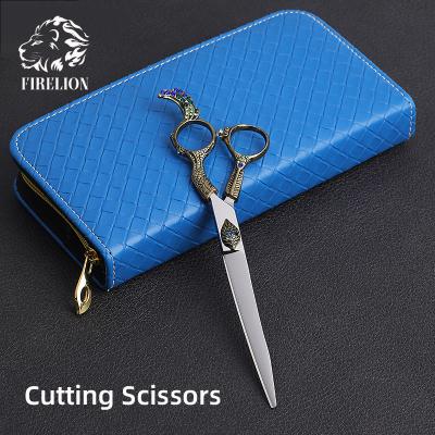 China Best Dogs Firelion Sparrow Tail 440c Stainless Steel Pet Fur Trimming Shears Dog Grroming Cutting Scissors for sale