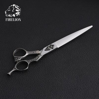 中国 High Quality Firelion 440C Stainless Steel Pet Cutting Dog Grooming Scissors Dogs Balancing Scissors 販売のため