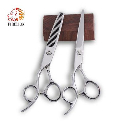 China Left Handed Hair Scissors Set Left Handed Hair Scissors Hair Cutting Thinning Scissors 440C Left Handed Stainless Steel Hair Scissors Set à venda