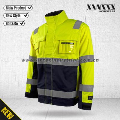 China Anti-failure EN ISO 11612/EN ISO 20471 Multinorm Fire Retardant Jacket / Multi Jacket Workwear for sale