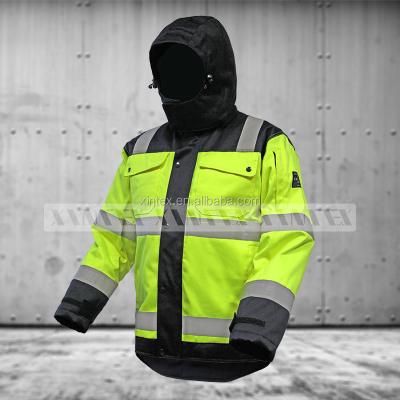 China Breathable Multinorm Insulated NPFA 2112 / ANSI ISEA EN ISO11611 / ISO11612 / EN20471 Workwear Jacket 107 / Flame Retardant for sale