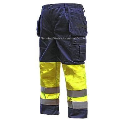 China Multi Standard Flame Retardant Workwear Pants Safety Industry Cargo Work Trousers Work Wear ISO11612/EN20471/IEC61482-1-2 Broek for sale