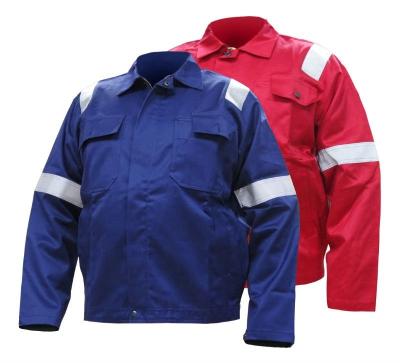 China EN 11612 Hi Vis Flame Retardant High Visibility Flame Retardant Workwear Safety Jacket EN 11612 Flame Retardant Jacket for sale