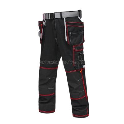 China Oil Resistant Men's Occupational Safety Cordura Pants Kneepad Cargo Pockets Working Pants Work Safety Clothing Labor Safety Clothing for sale