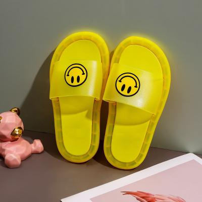 China Soft Bottom Indoor Slippers Light Slippers Kids Massage And Light Home LED Non-Slip Comfortable Bathroom Bath Slippers for sale