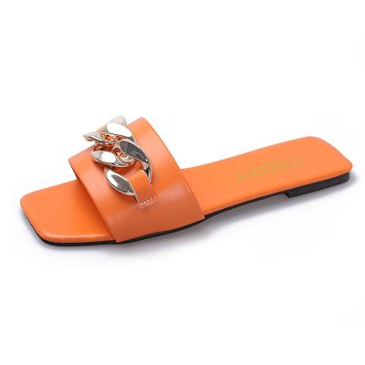 China CUSHIONING Fashion 2022 China NewDesign Flat Sandal Beach Non-slip Ladies Fashion Style Light Weight Outdoor Rubber Slippers Wholesale New for sale