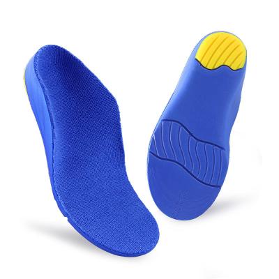 China EVA Kids Flat Foot Arch Support Insoles PU Orthopedic Insoles For Children Shoes Health Feet Care Insole for sale