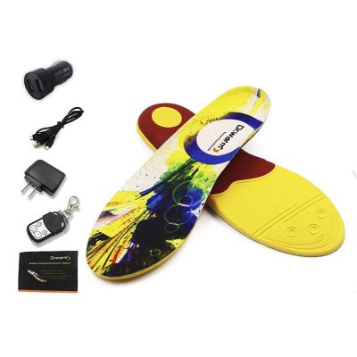 China Rechargeable Skating Battery Heated Insoles With Wireless Remote Control And Heating Battery Heated Insoles for sale