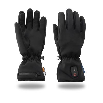 China Cheaper price OEM&ODM lithium battery rechargeable touch screen sport gloves, heated gloves, black gloves for sale