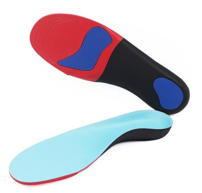 China Adjustable Full Length Medical Arch Support Bow Leg Corrector Orthotics Insoles for Flat Feet Massge for sale