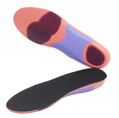 China Inner Shoe PU Material Integral Orthotic Insoles With Arch Supports Flat Feet Orthotic Shoe Insole for sale