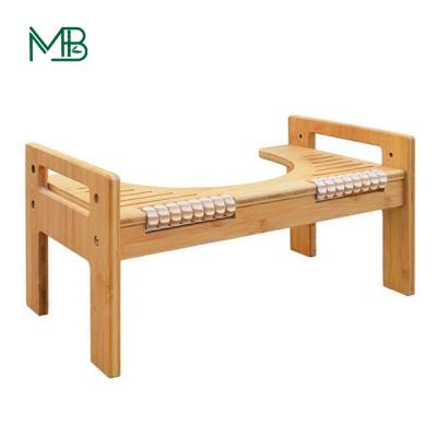 China Eco - Friendly Top Selling Non Slip Bathroom Stool Bamboo Toilet Step Stool For Wholesale for sale