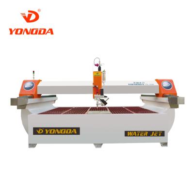 China Building Material Stores Yongda YD2015 3 Axis Waterjet Tempered CNC Glass Cutting Machine Great Performance For Cutting Glass Metal Stone Tile for sale