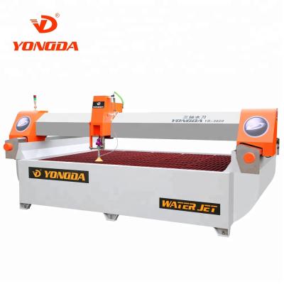 China Building Material Stores YONGDA YD3020 Triaxial Water Jet Cutting Machine for Glass, Metal, Stone and Ceramics High Output, High Precision for sale