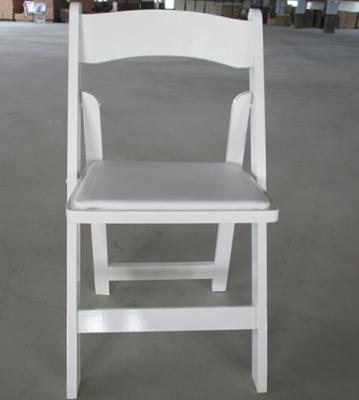 China Modern Wholesale Event Wedding White Wood Folding Eventfur Chair for sale