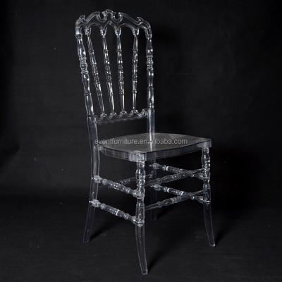 China Hotel Chair Wholesale Clear Royal High Back Chair for sale