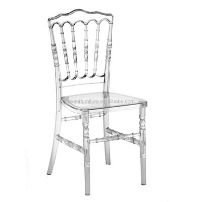 China Wholesale napoleon chair clear transparent wedding chair hotel chair for sale