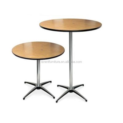 China Qingdao Eventfur Hotel Ballroom Wooden Banquet Cocktail Table for sale