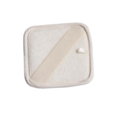 China EXFOLIATE Loofah Pad Bath Scrubber Wholesale Natural Cleaning Pad Exfoliating Loofah Sponge for sale