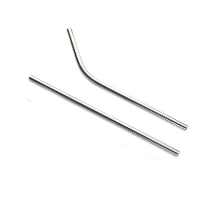 China Reusable Stainless Steel Drinking Straws Sustainable 16cm Short Metal Straws For Kids for sale