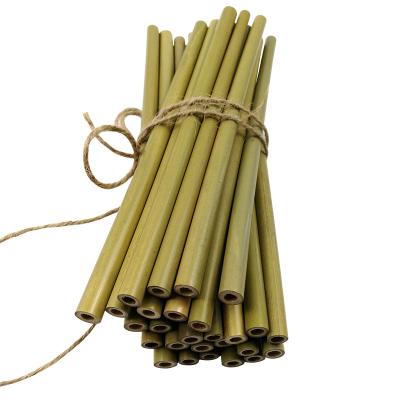 China Eco Sustainable Natural Bamboo Straws Wholesale Reusable Bamboo Drinking Straw for sale