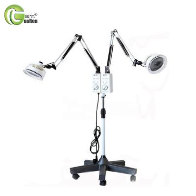 China 2x250W Heat Two Infrared Lamp Floor Stand TDP Lamp Health Pain Relief Head Neck Therapy Physiotherapy Medical Equipment New for sale