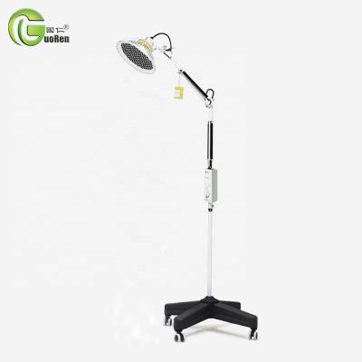 China For Infrared Back Pain Physiotherapy Equipment TDP Lamp Floor Standing Type Heat Digital Display Adjustable Timer Five Feet Low Lamp for sale