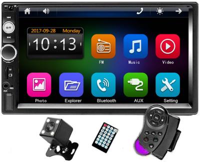 China 7Inch 2Din HD Car Radio LCD Touch Screen MP5 Multifunction VCR BT Audio Touch Control With Car Video Accessories for sale