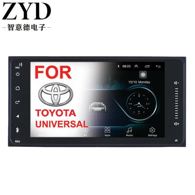 China GPS Android 10 7inch IPS Multimedia Car Video DVD for Toyota Car DVD Player GPS Navigation Radio Stereo for sale