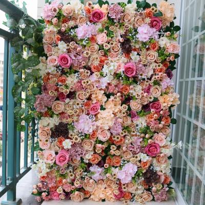 China Fashional SPR Supplies Rose Peony Bouquet Silk Artificial Flower Wall Wedding Decorative Home Floral Backdrop for sale