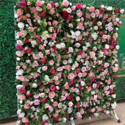 China Modern Cheap SPR Artificial Silk Flowers Wall Wedding Backdrops Wedding Decoration for sale