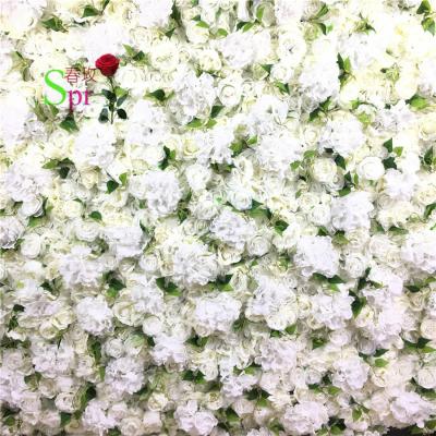 China Flowers Only SPR Promotional Wholesale Perfect Non-fading And Anti-aging Durable Artificial Rose Flower Wall Floral Backdrop for sale