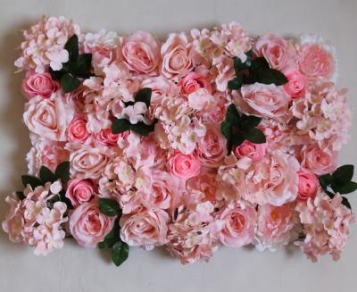 China Beautiful colorful fashion PINK wedding peony rose artificial flower wall decoration for party stage backdrop flora decorative wholesale for sale