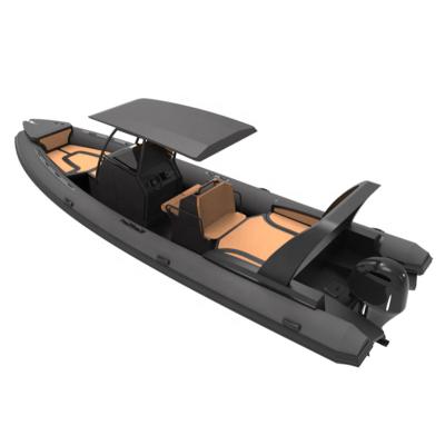 China Cheap Classic 860 Rigid Inflatable Boat 8.6m Large Aluminum 28feet Fishing Boat for sale