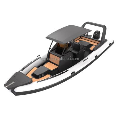 China Aluminum PVC Cnina RIB 860 Boat Jet 28FT With HYPALON Chamber Tube RIB Luxury Boat 8.6m for sale