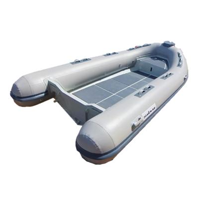 China Fishing best selling CE 6 rib 420 rib capacity hypalon deep-v PVC aluminum rigid hull inflatable boat for sale for sale