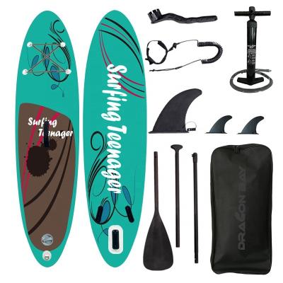 China Best selling unisex paddle board sip inflatable serf traveling surfboard in Korean drop stitch fabric and military PVC for sale