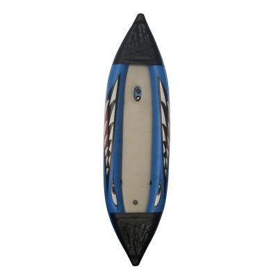 China Fishing and Rowing Drop Tube Kayak Rubber Inflatable Rowing Boat Kayak Fishing for sale