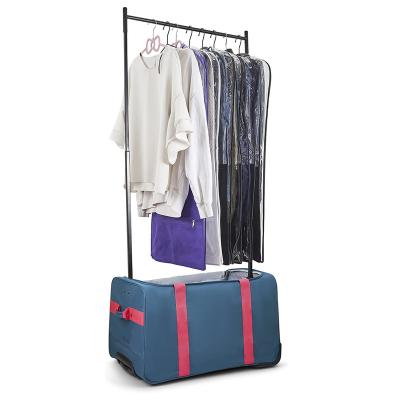 China High Quality BSCI Factory Travel Bag Fleece Trolley Bag Dance Bag With Garment Rack for sale