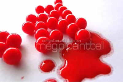 China Good effect field grade water soluble shooting paintball for paintball arena for sale