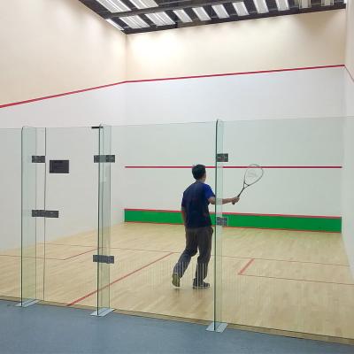 China 2022 New Design Popular Sports Glass Squash Court 9.75*6.4m for sale