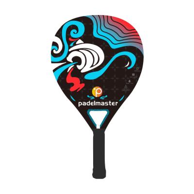 China Carbon Fiber Custom Design 18K Carbon Padel Rackets Padel Tennis Racket for sale