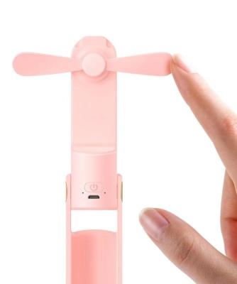 China Fan 2023 Flexible Air Cooling Fan Mini Handheld Folding Fan Rechargeable USB Portable Portable Personal Handheld Small Fan for sale